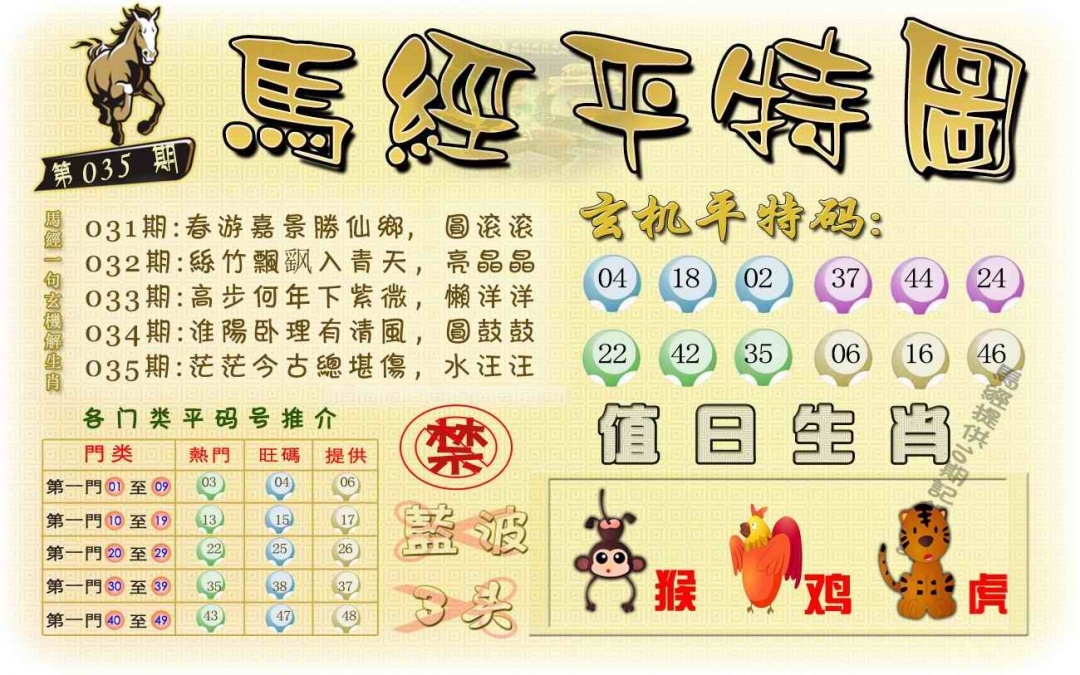 035期马经平特图（荐）[图]